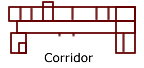 Roman villa - corridor style
